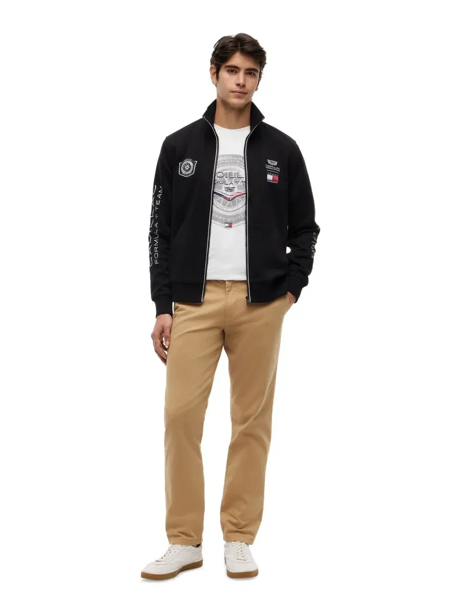 Мужская гоночная куртка Cadillac F1 Tommy Hilfiger — изображение 2 из 5, черный