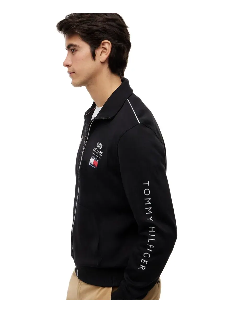 Мужская гоночная куртка Cadillac F1 Tommy Hilfiger — изображение 3 из 5, черный
