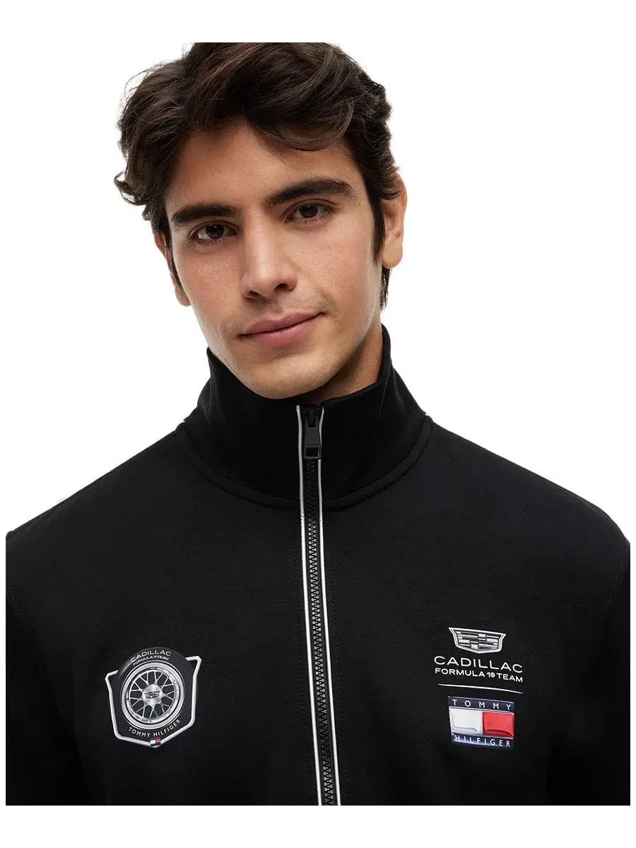 Мужская гоночная куртка Cadillac F1 Tommy Hilfiger — изображение 4 из 5, черный