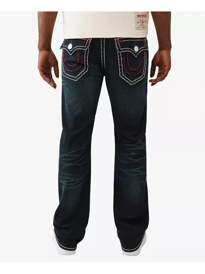 Мужские джинсы Billy Super T с клапанным карманом и расклешенными штанинами True Religion