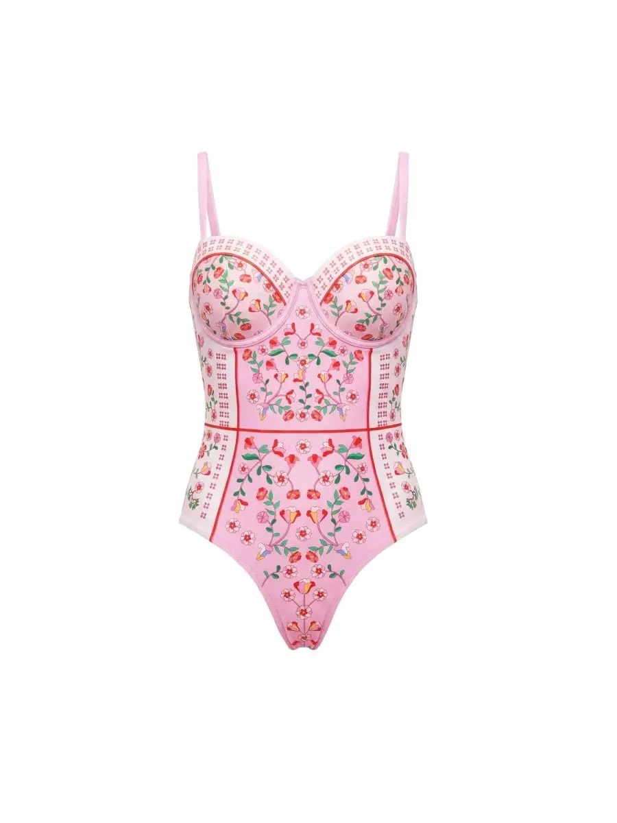 Женский слитный купальник Blush Botanica Jessie Zhao New York — изображение 7 из 8, нет цвета