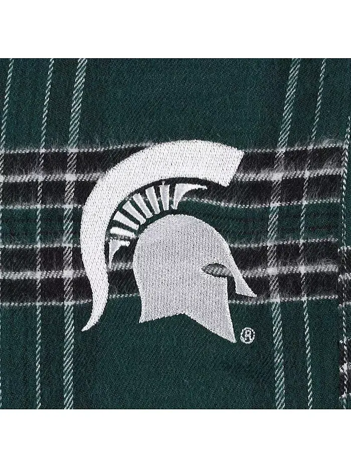Мужской набор Michigan State Spartans Big Tall: 2 футболки и брюки-фланель — изображение 3 из 4, зеленый
