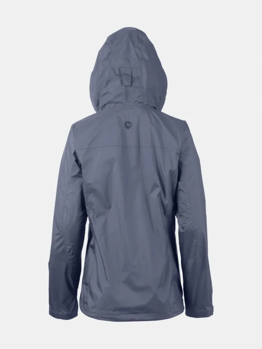 Женская куртка PreCip Eco с капюшоном и воротником Marmot — изображение 8 из 8, стальной