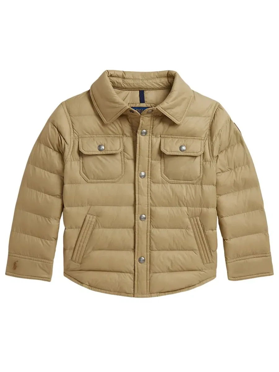 Стеганая куртка-рубашка Quilted Shirt Jacket Polo Ralph Lauren