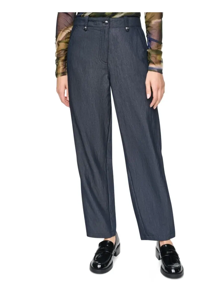 Брюки-карго с завышенной талией, модель Barrel-Leg DKNY