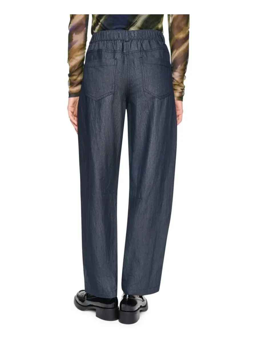 Брюки-карго с завышенной талией, модель Barrel-Leg DKNY — изображение 2 из 2, темный индиго