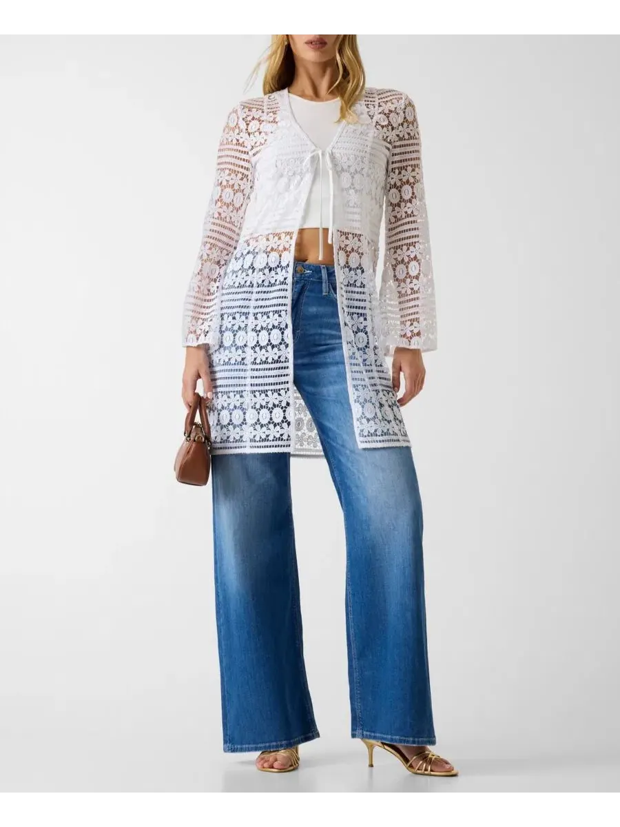 Женская блузка с длинным рукавом и завязкой спереди Tasha GUESS