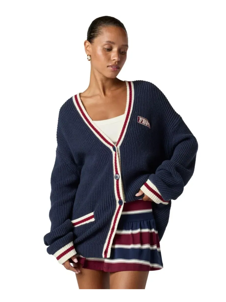 Кардиган Junior's V-Neck Cardigan FLORENCE BY MILLS — синий
