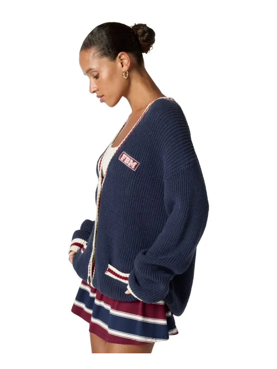 Кардиган Junior's V-Neck Cardigan FLORENCE BY MILLS — изображение 3 из 6, темно-синий