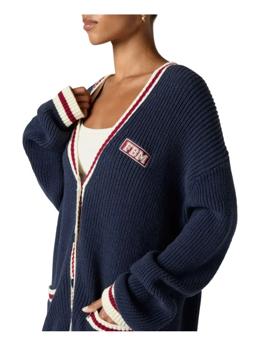 Кардиган Junior's V-Neck Cardigan FLORENCE BY MILLS — изображение 4 из 6, темно-синий