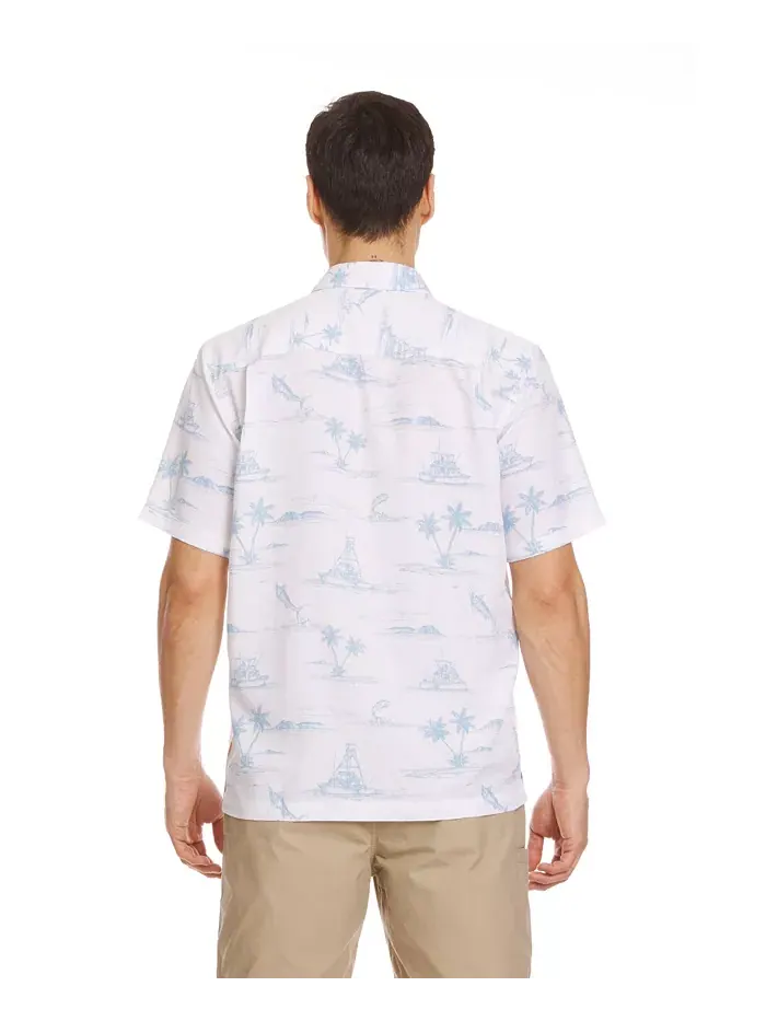 Quiksilver Мужская рубашка Paradise Found Woven Quiksilver Waterman — изображение 2 из 3, белый