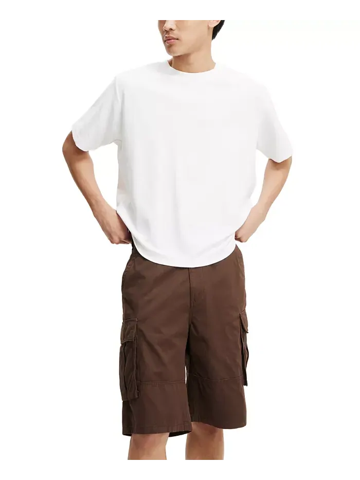 Мужские мешковатые шорты карго COTTON ON — изображение 4 из 5, коричневый