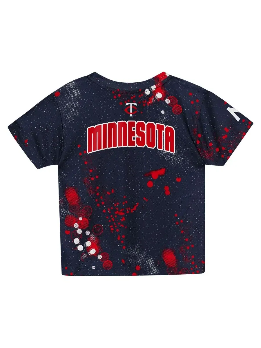 Детский комплект из футболки и шорт с принтом Minnesota Twins Pinch Hitter Outerstuff — изображение 3 из 5, темно-синий