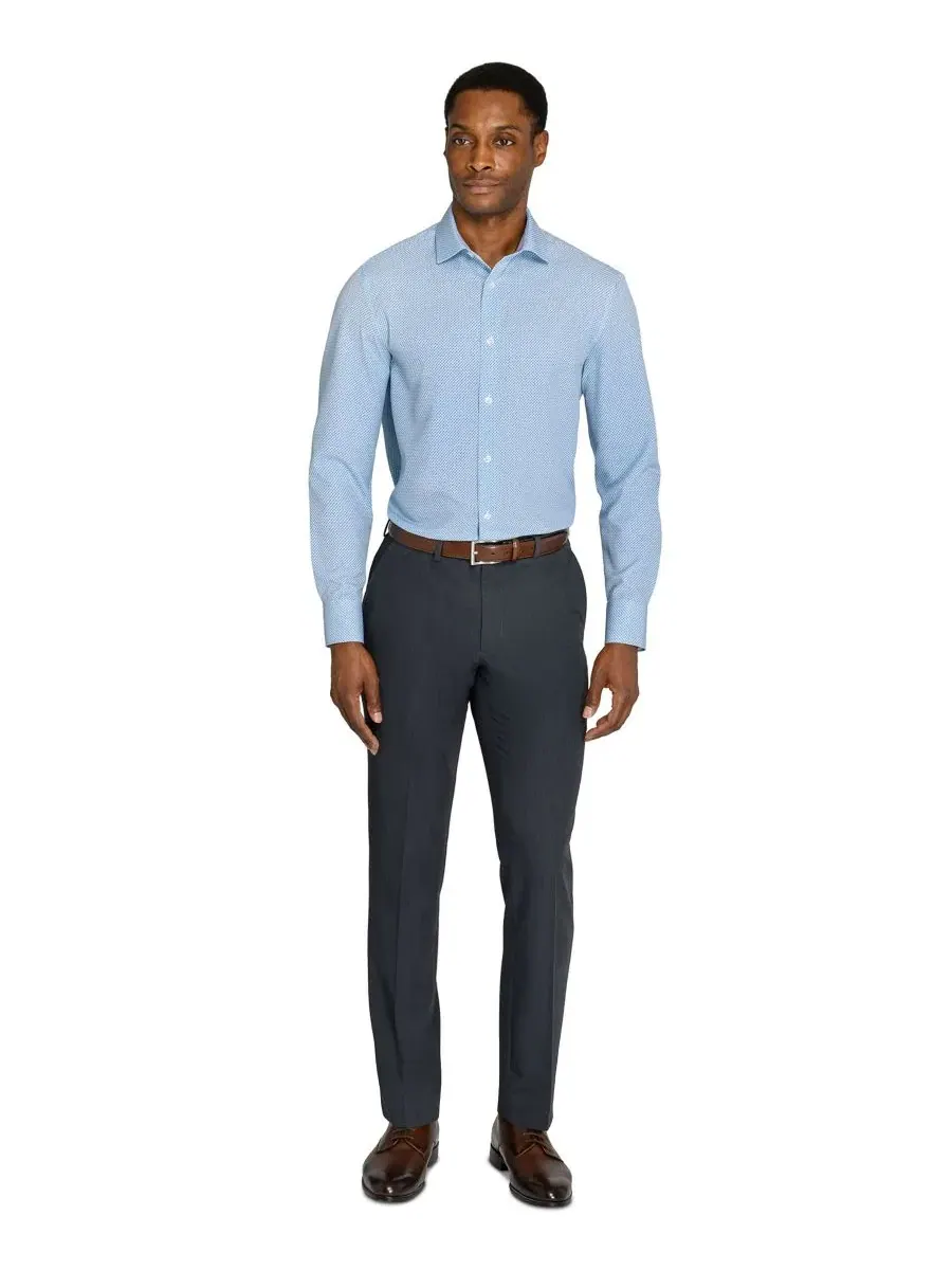 Рубашка с длинным рукавом, slim fit ConStruct — изображение 2 из 5, синий