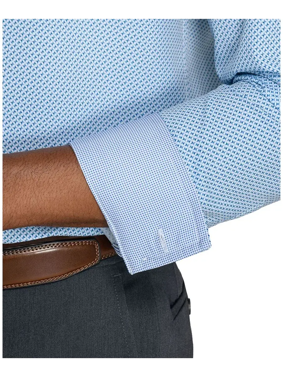 Рубашка с длинным рукавом, slim fit ConStruct — изображение 4 из 5, синий