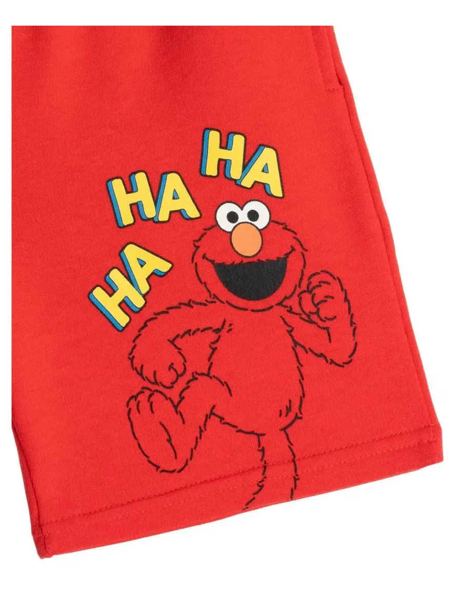 Комплект детских шорт из футера с принтом Elmo, Cookie Monster и Oscar Sesame Street — изображение 3 из 3