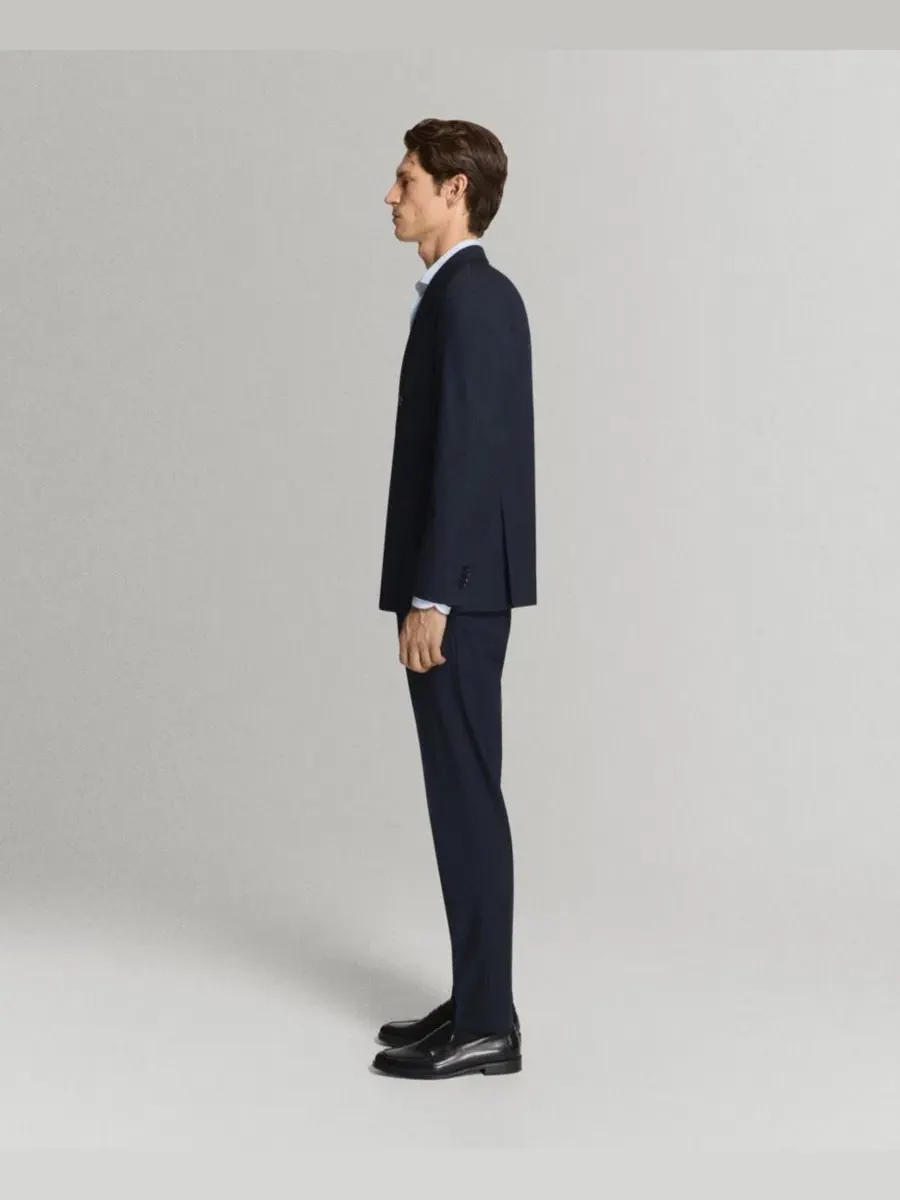 Брюки классические зауженные Monaco Slim-Fit MANGO — 5