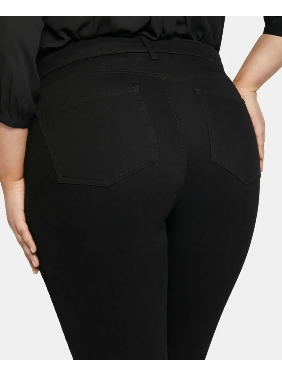 Джинсы прямого кроя Marilyn Straight Plus Size NYDJ — изображение 5 из 6, черный