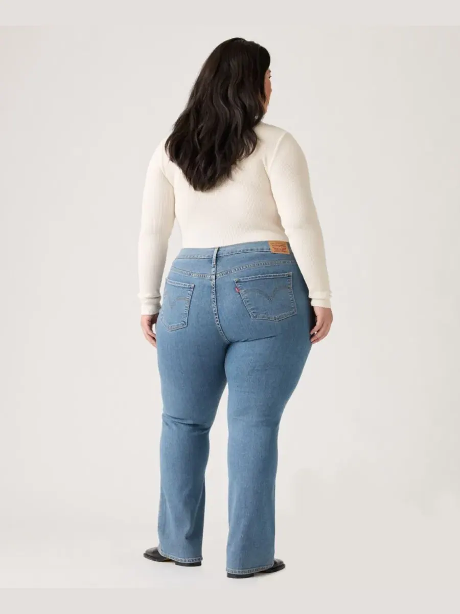 Джинсы-клеш с заниженной талией Levi's — изображение 5 из 7, джинсовый синий
