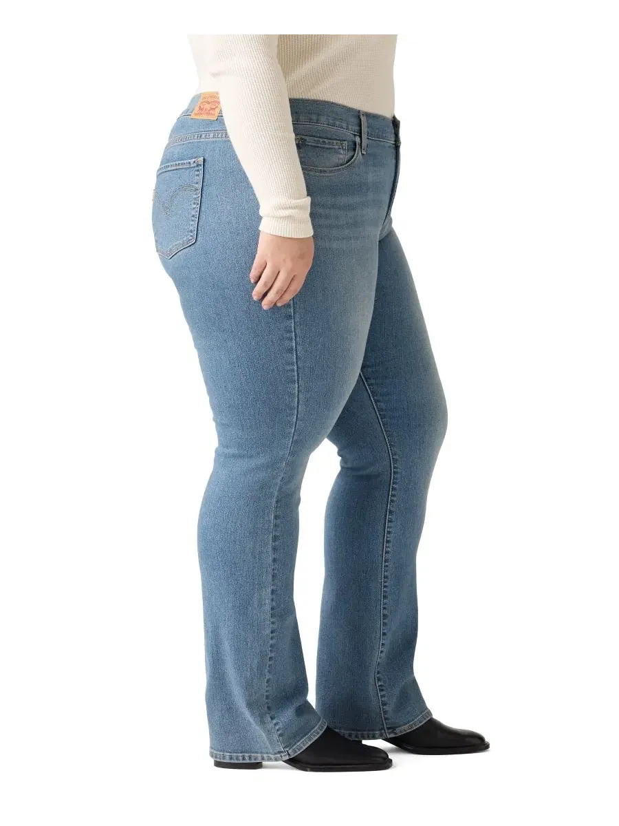 Джинсы-клеш с заниженной талией Levi's — изображение 6 из 7, джинсовый синий