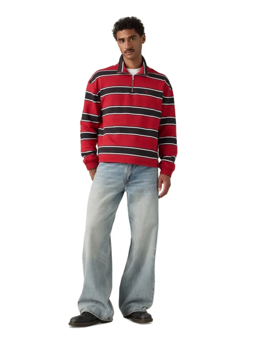 Свитер с четверть-застежкой Cameron Levi's, Stripe Emboldened — изображение 2 из 4