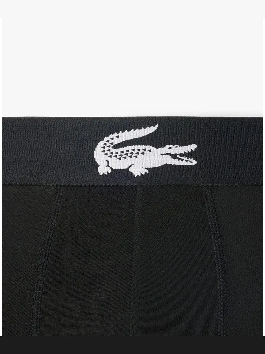 Мужские плавки Lacoste, комплект из 3 штук — изображение 4 из 6, черный