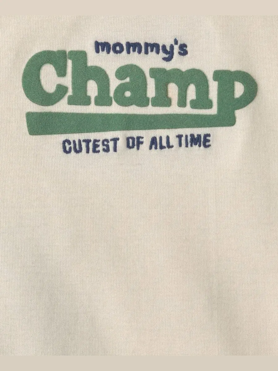 Комплект из боди и брюк Mommy's Champ Pennant Carter's — изображение 3 из 6, кремовый/темно-синий