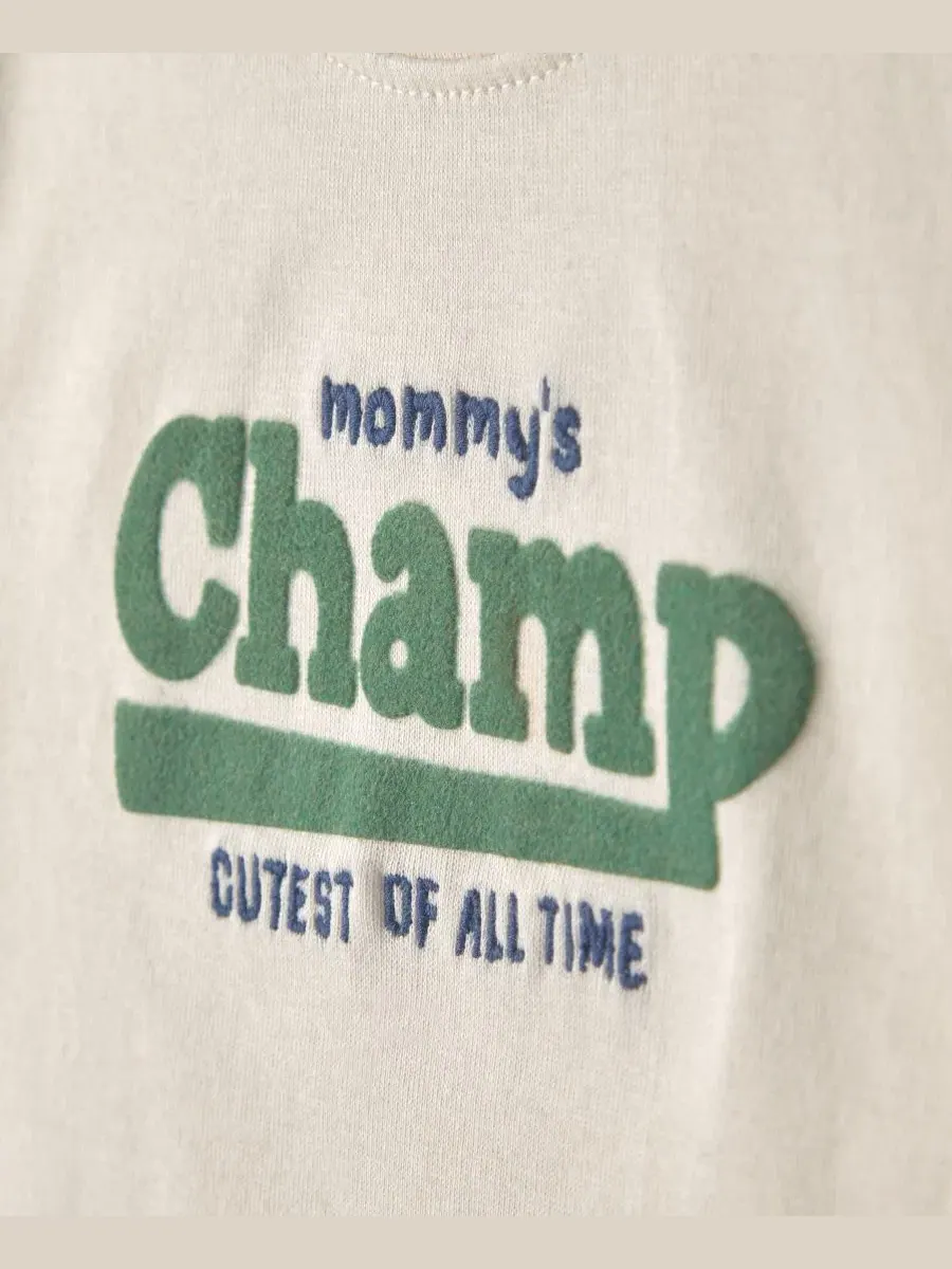 Комплект из боди и брюк Mommy's Champ Pennant Carter's — изображение 4 из 6, кремовый/темно-синий