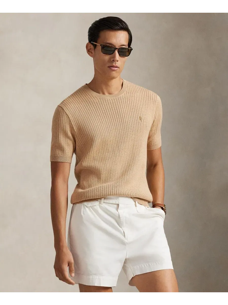 Свитер с круглым вырезом Polo Ralph Lauren, Camel Melange