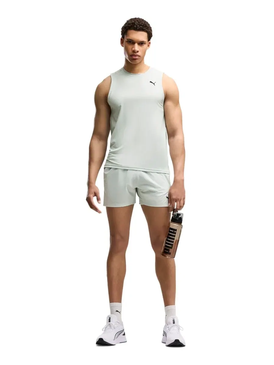 Мужской топ без рукавов Power Mode Training Crewneck Puma — изображение 2 из 3, кремовый