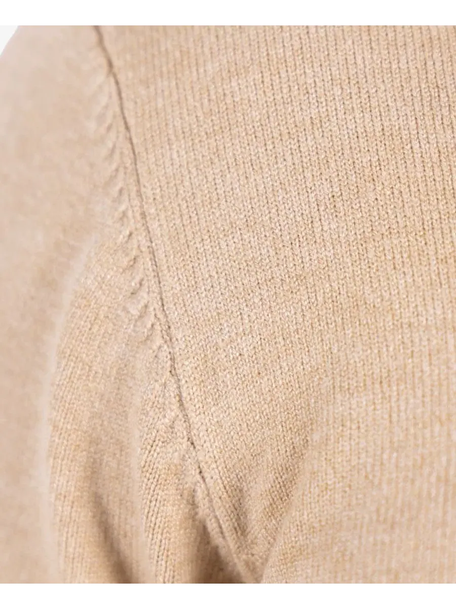 Свитер с круглым вырезом, длинным рукавом, модель Big & Tall Basic Crewneck XRAY — изображение 20 из 20, овсяный