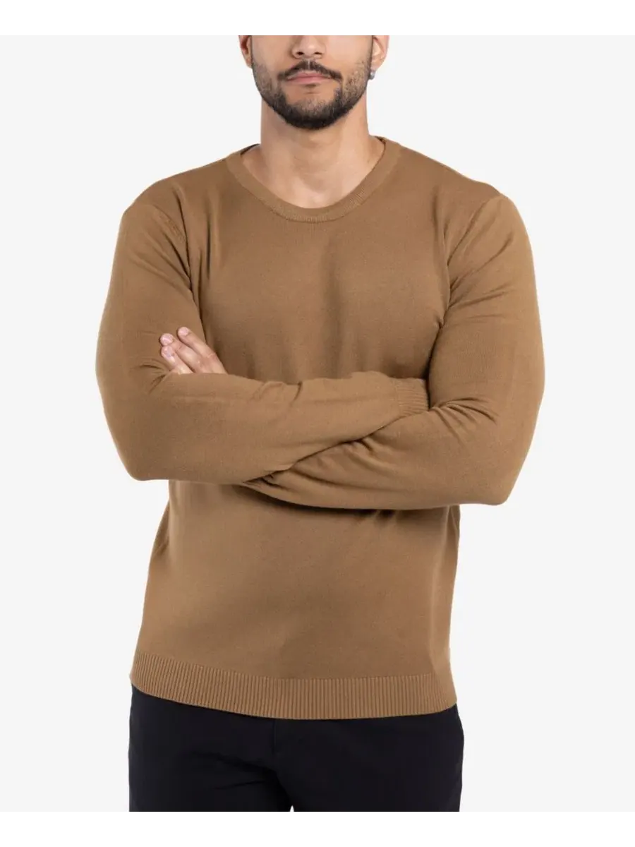 Свитер с круглым вырезом XRAY X RAY Men's Crewneck Sweater — изображение 17 из 20, хаки