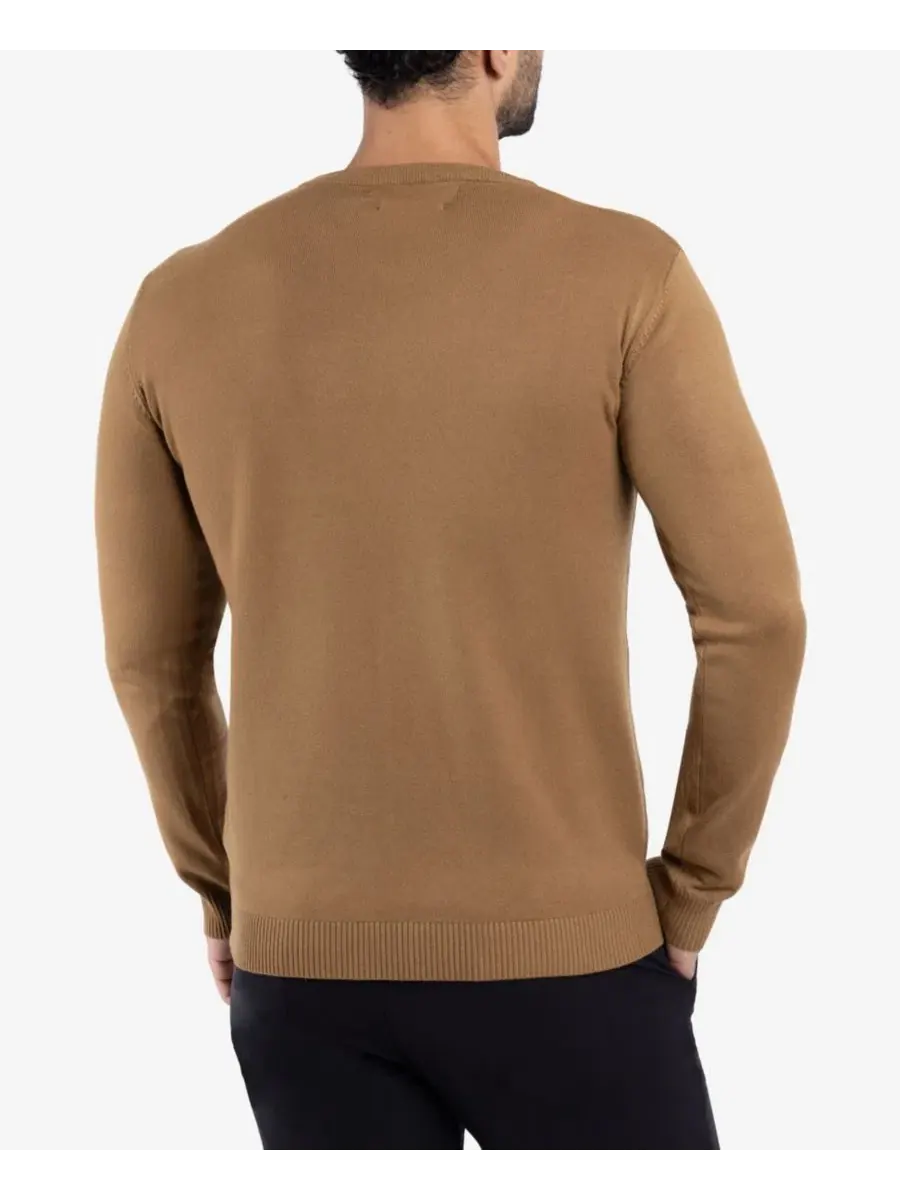 Свитер с круглым вырезом XRAY X RAY Men's Crewneck Sweater — изображение 18 из 20, хаки