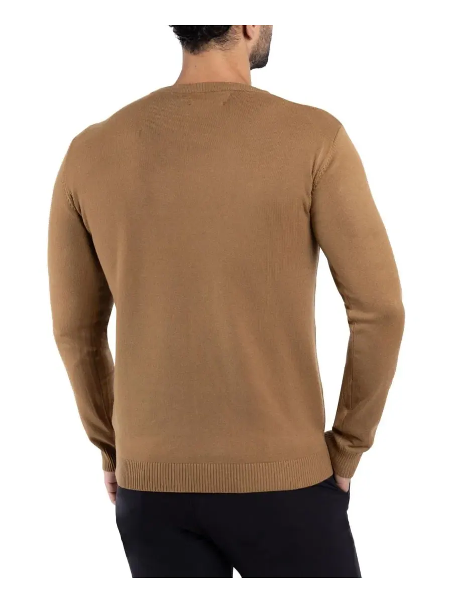 Свитер с круглым вырезом XRAY X RAY Men's Crewneck Sweater — изображение 3 из 20, хаки