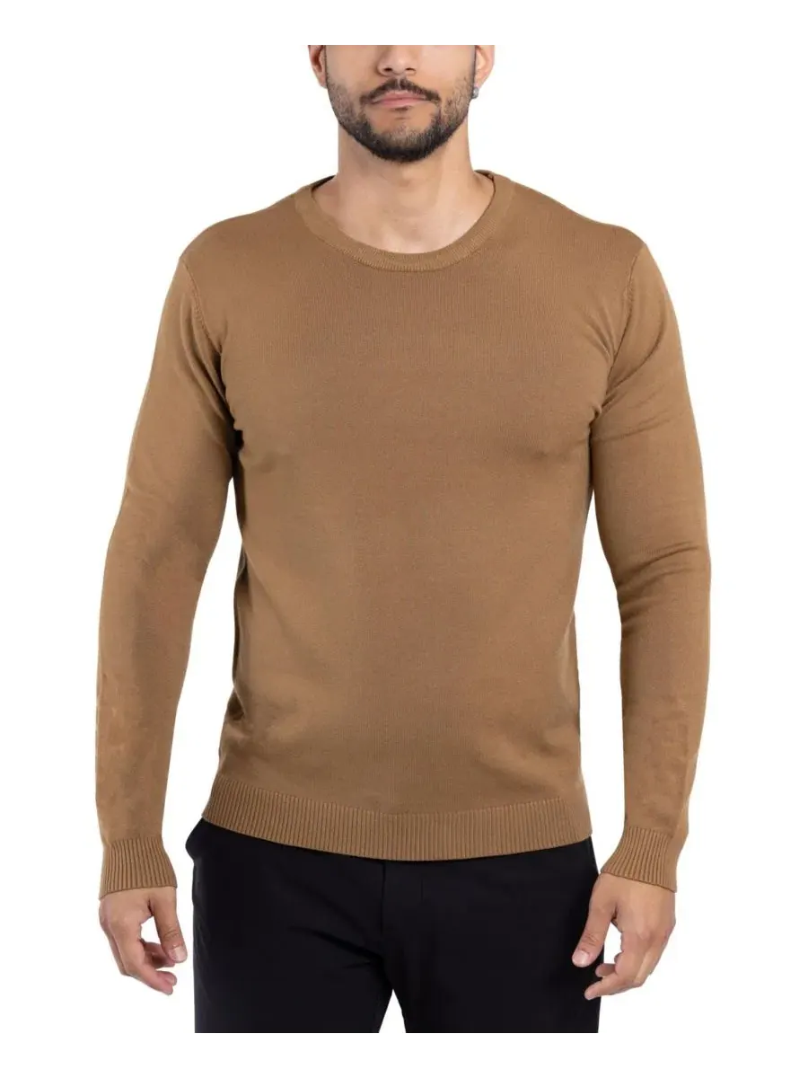 Свитер с круглым вырезом XRAY X RAY Men's Crewneck Sweater — изображение 5 из 20, хаки