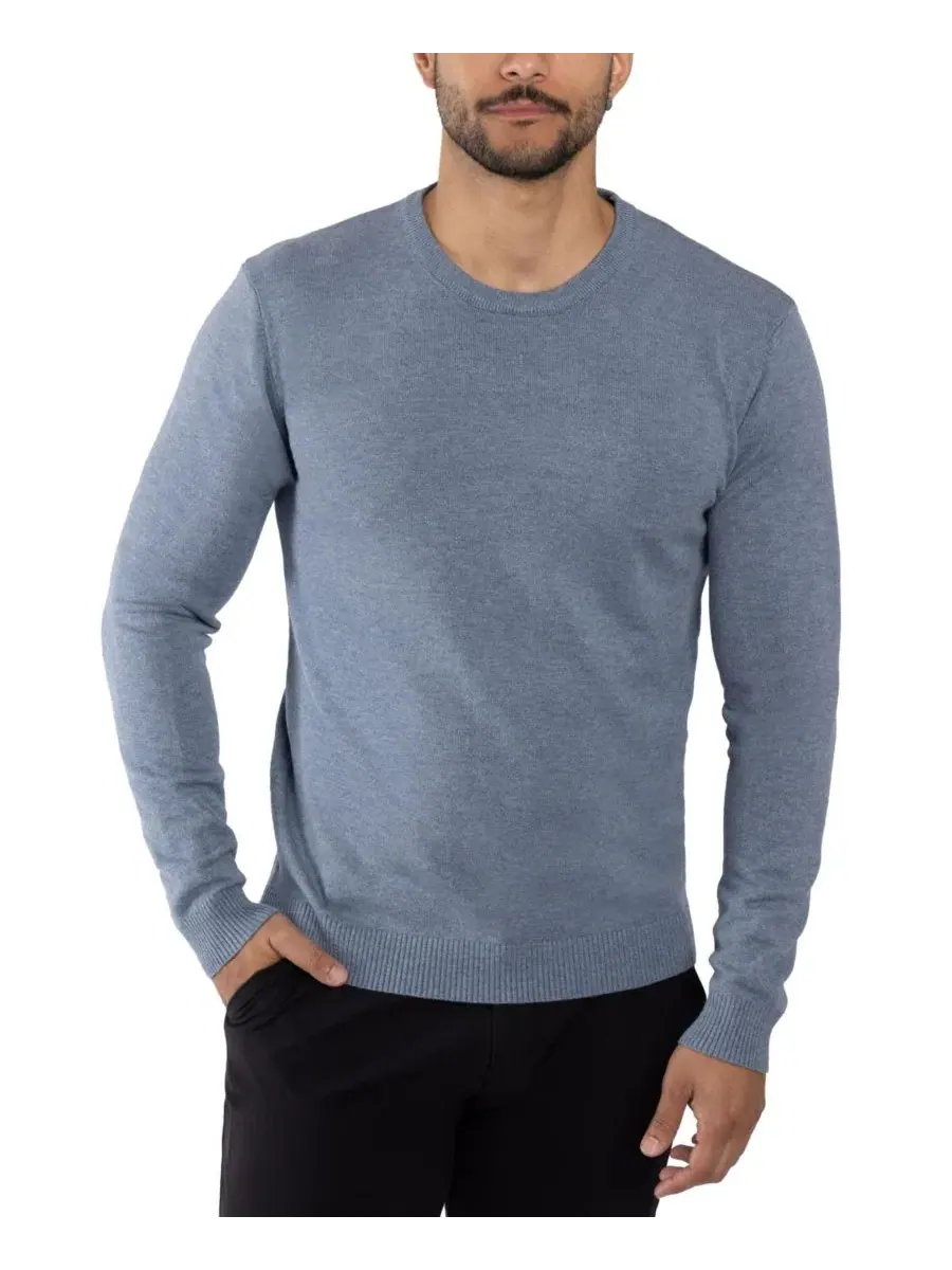 Свитер с круглым вырезом Big & Tall Basic Crewneck XRAY, Heather Slate — изображение 3 из 8