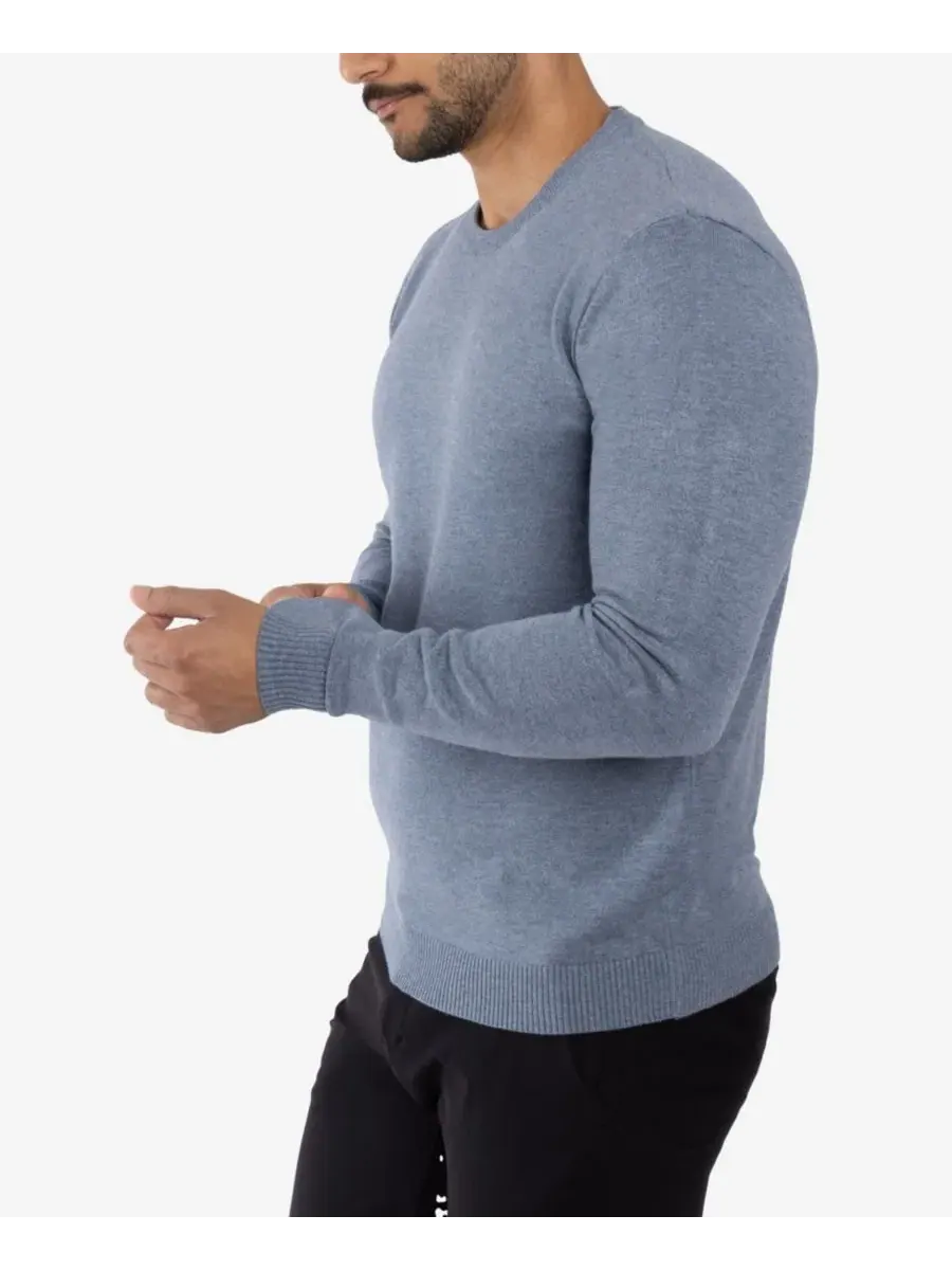Свитер с круглым вырезом Big & Tall Basic Crewneck XRAY, Heather Slate — изображение 7 из 8