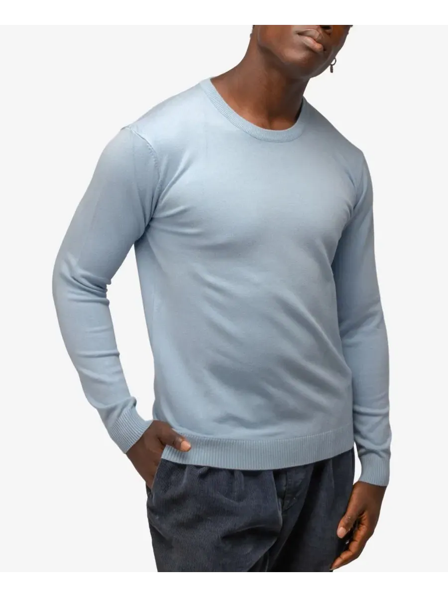 Свитер с круглым вырезом Big & Tall Basic Crewneck XRAY — изображение 11 из 12, синий