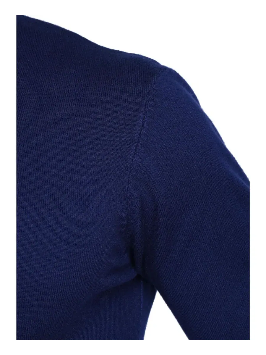 Свитер с круглым вырезом, Slim Fit XRAY — изображение 10 из 10, темно-синий