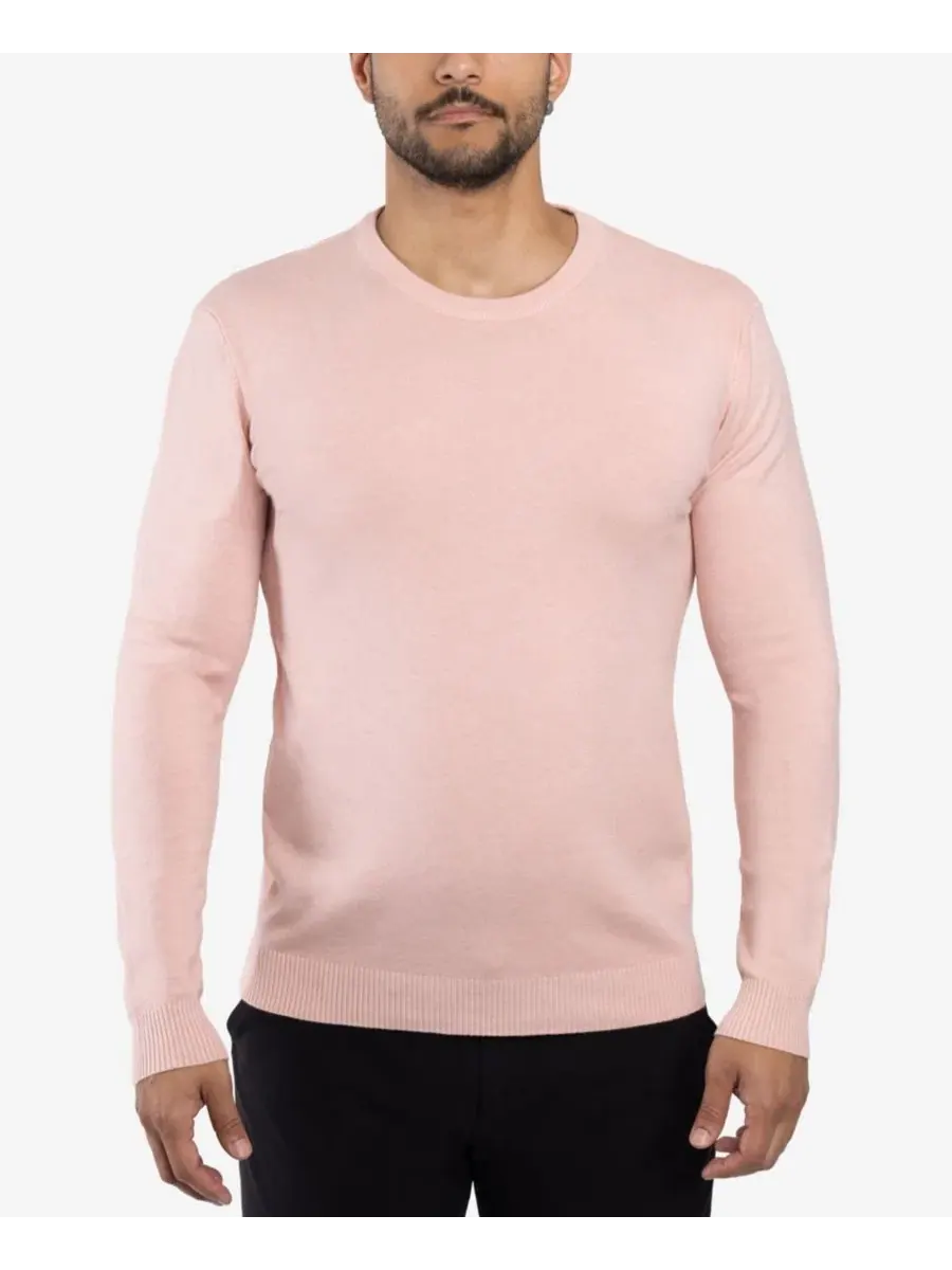 Свитер с круглым вырезом, длинным рукавом, модель Big & Tall Basic Crewneck Sweater XRAY