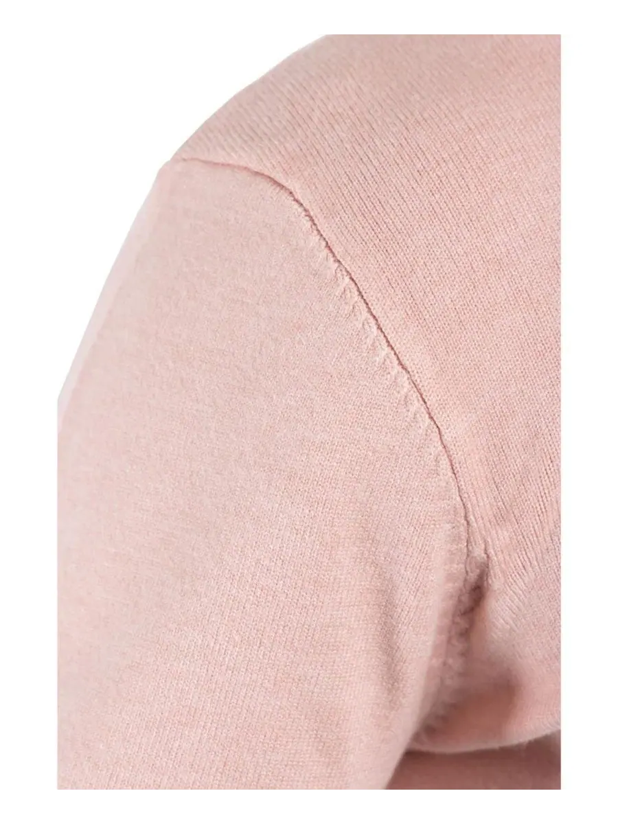 Свитер с круглым вырезом, длинным рукавом, модель Big & Tall Basic Crewneck Sweater XRAY — изображение 8 из 11, розовый