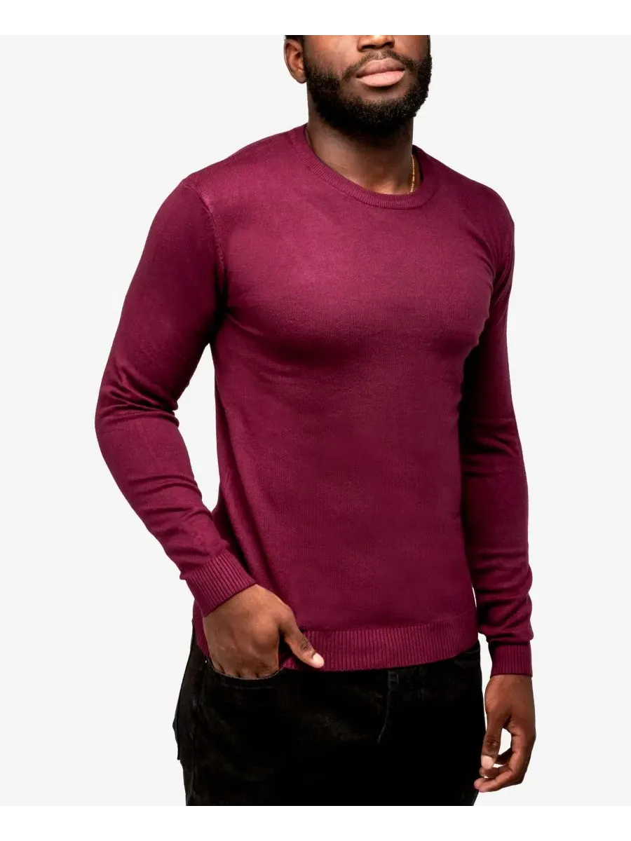 Свитер с круглым вырезом Big & Tall Basic Crewneck XRAY — изображение 11 из 13, сливавый