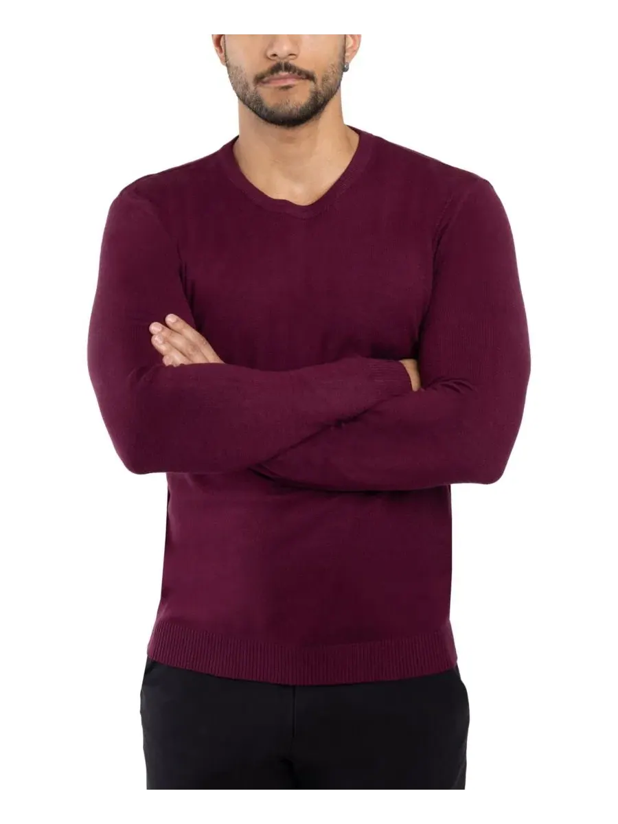 Свитер с круглым вырезом Big & Tall Basic Crewneck XRAY — изображение 4 из 13, сливавый
