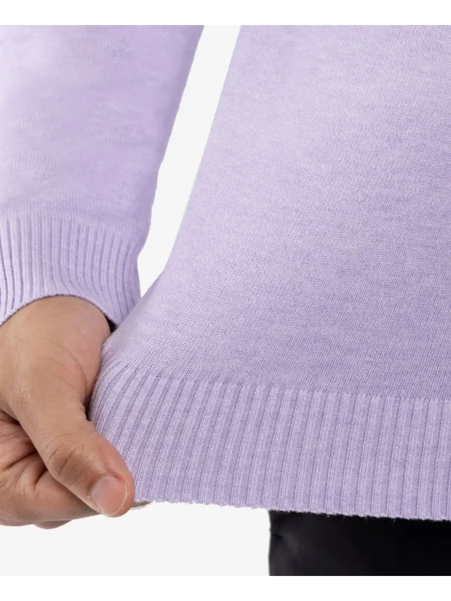 Свитер с круглым вырезом Big & Tall Basic Crewneck XRAY — изображение 19 из 20, фиолетовый