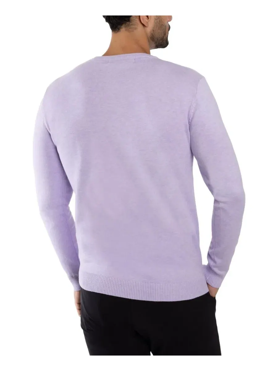 Свитер с круглым вырезом Big & Tall Basic Crewneck XRAY — изображение 4 из 20, фиолетовый