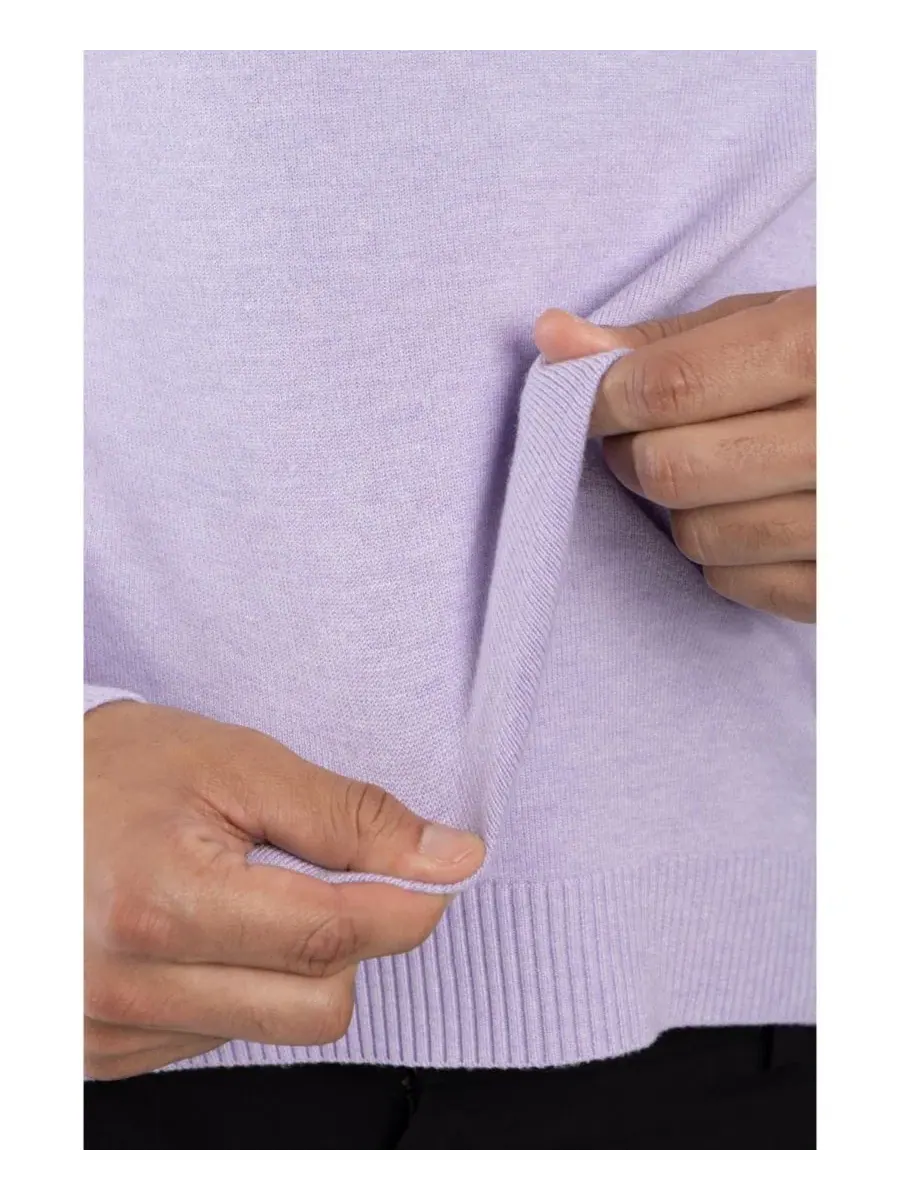 Свитер с круглым вырезом Big & Tall Basic Crewneck XRAY — изображение 8 из 20, фиолетовый