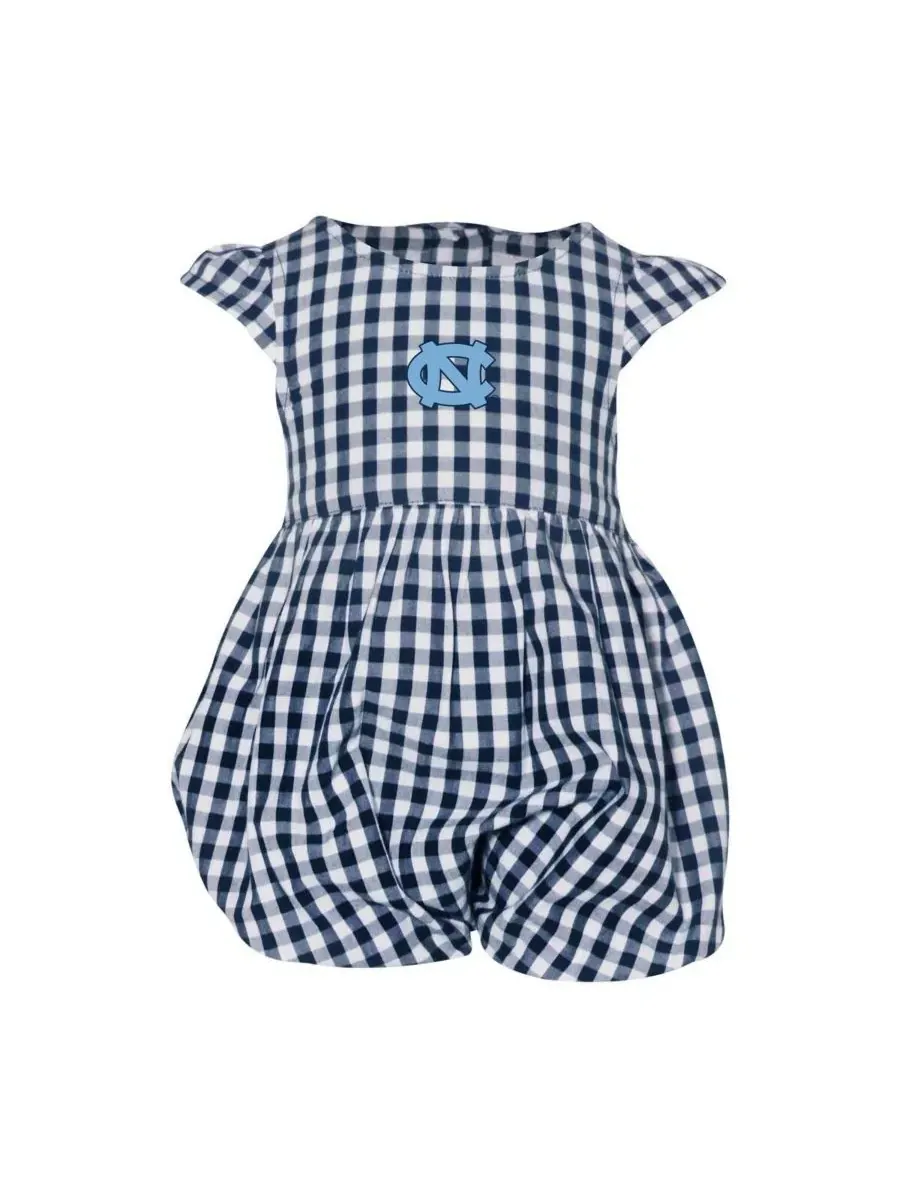 Боди с рюшами Cara Gingham Garb — синий