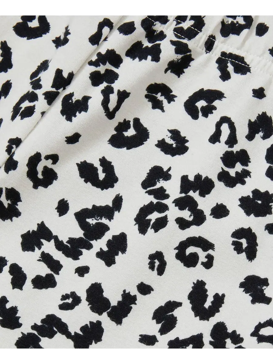 Леггинсы с принтом Tough Cotton, бренд Lands' End, Cheetah Putty — изображение 3 из 3
