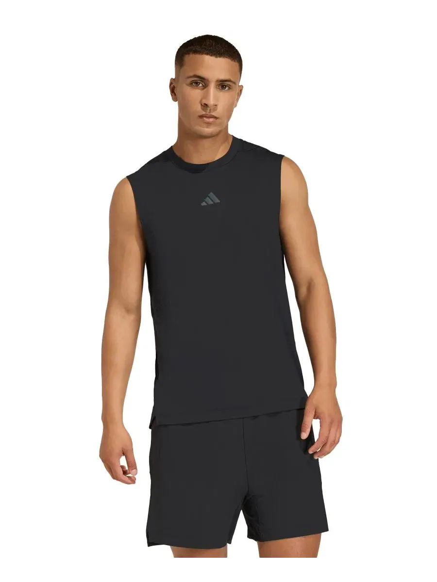Майка-безрукавка с принтом D4T Prime Lift Three-Stripes adidas