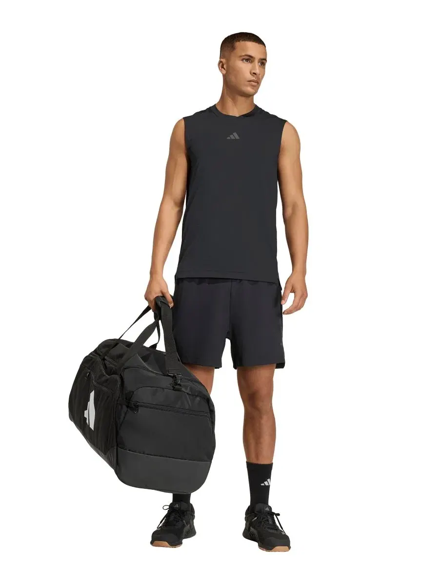 Майка-безрукавка с принтом D4T Prime Lift Three-Stripes adidas — изображение 2 из 4, черный
